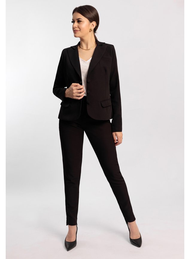 Blazer Feminino Terno Preto Com CalÇa Jeans Terninho Feminino