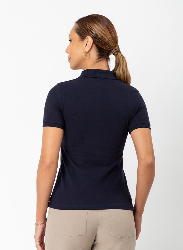 Polo Camisa Costa Azul Camisa Polo Feminina Azul Marinho Rayane