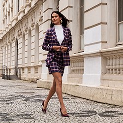 250x250 saia curta marcele xadrez blazer xadrez conjunto movimento