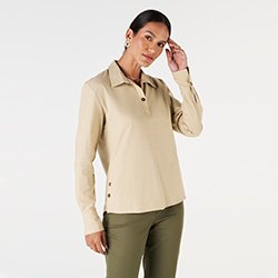 250x250 camisa ampla com abertura botoes areia stella meio corpo