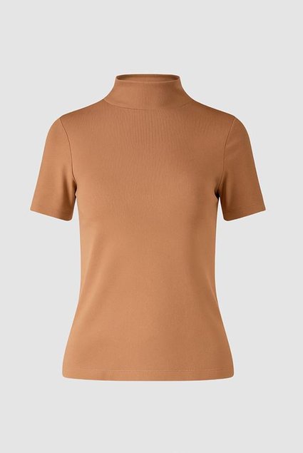 blusa gola alta mocha mousse brisa still correta