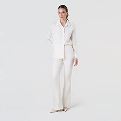 250x250 camisa off white daisy calca flare anabela