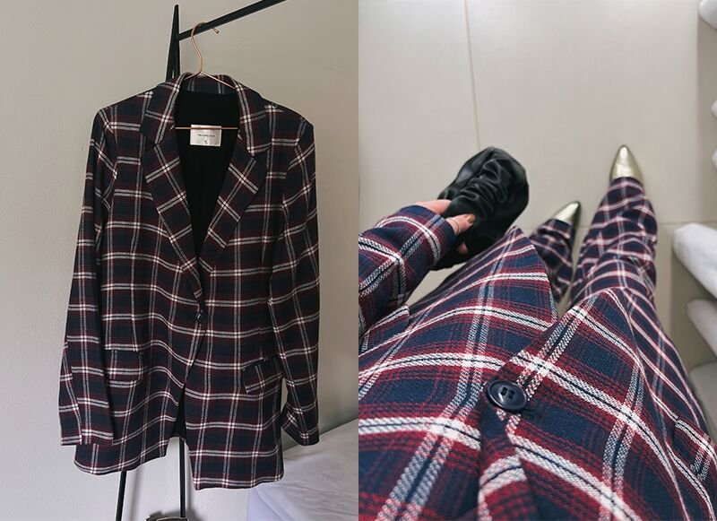 conjunto xadrez blazer calca still