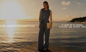 look monocromatic esteira mar