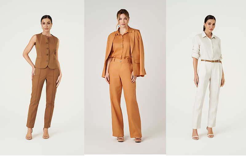 modelos femininos trajes elegantes