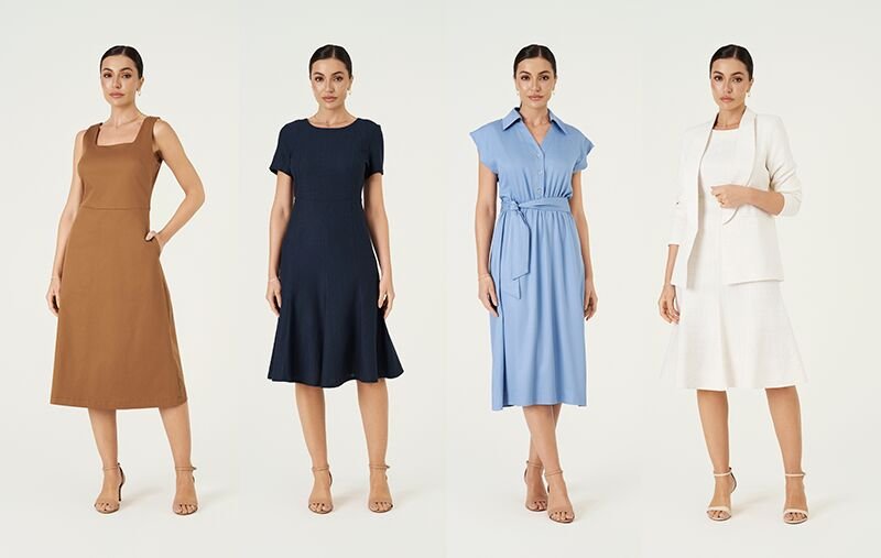 vestidos femininos estilos e cores