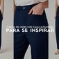looks calca alfaiataria azul