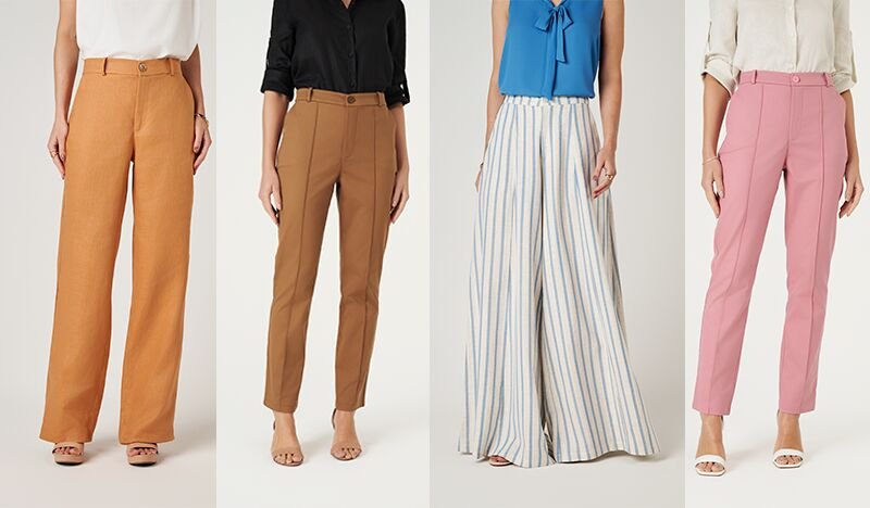 modelos calcas femininas estilos cores