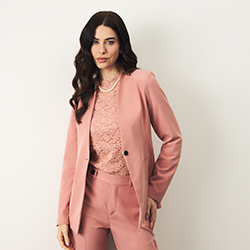 250x250 conjunto rosa blusa renda cassandra blazer rosa natasha