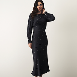 250x250 vestido midi poa preto katie