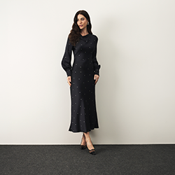 250x250 vestido midi poa preto katie 2