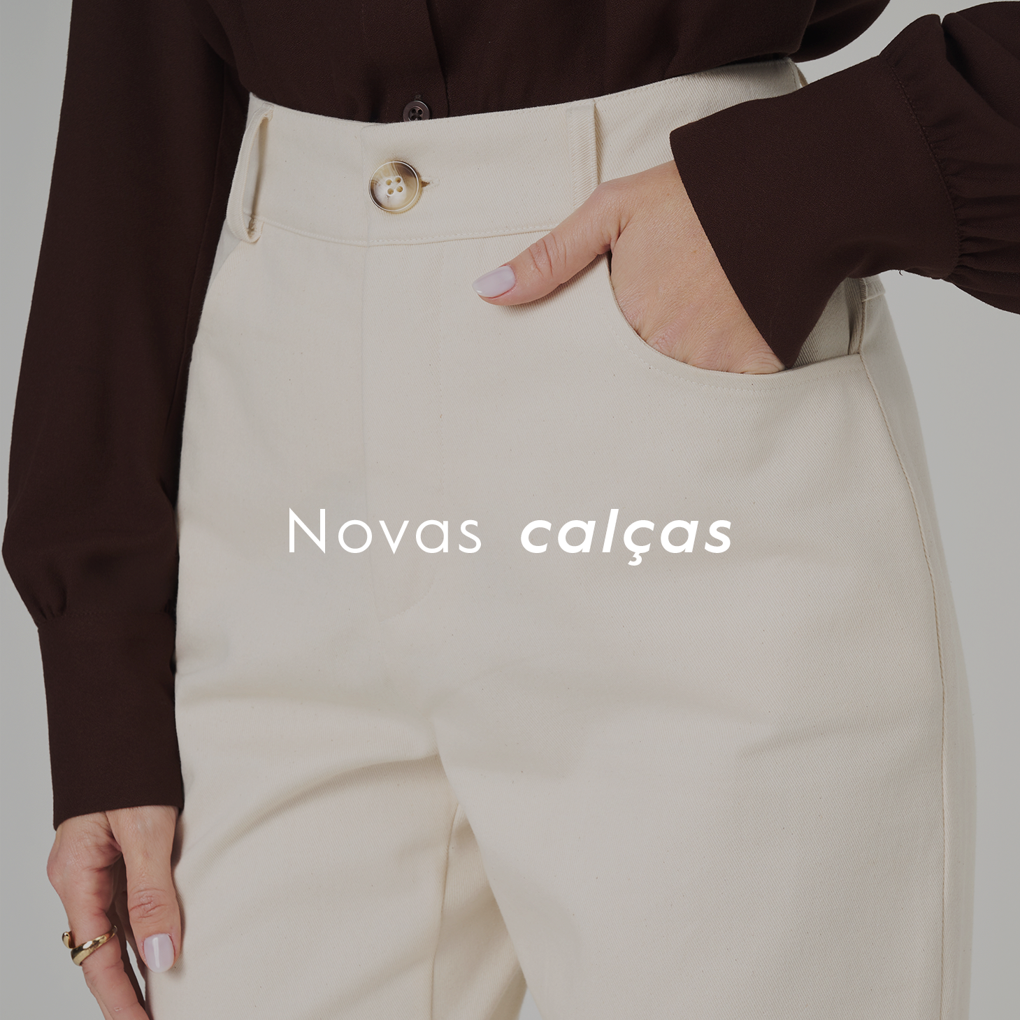 novas calcas lancamentos novidades calcas alfaiataria sarja fibras naturais
